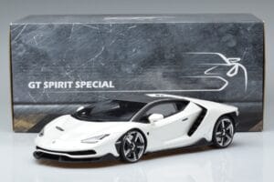 Lamborghini Centenario Pärlvit GT Spirit 1:18 GTS18503W Resin — bild 6 av 6
