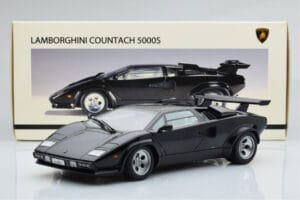 Lamborghini Countach LP5000S Svart AUTOart 1:18 74533 Metall — bild 10 av 10