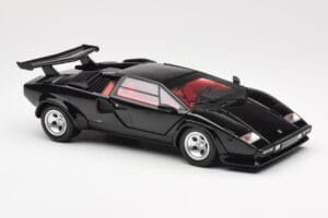 Lamborghini Countach LP 5000 Quattrovalvole Svart Kyosho 1:18 08320BK Metall — bild 6 av 8
