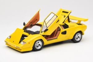 Lamborghini Countach LP 5000 Quattrovalvole Gul Kyosho 1:18 08320Y Metall — bild 2 av 8