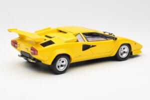 Lamborghini Countach LP 5000 Quattrovalvole Gul Kyosho 1:18 08320Y Metall — bild 3 av 8