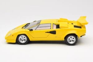 Lamborghini Countach LP 5000 Quattrovalvole Gul Kyosho 1:18 08320Y Metall — bild 4 av 8