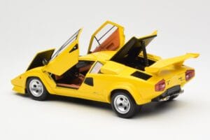 Lamborghini Countach LP 5000 Quattrovalvole Gul Kyosho 1:18 08320Y Metall — bild 5 av 8