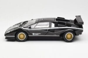 Lamborghini Countach LP 500R Svart Kyosho 1:18 08320C Metall — bild 4 av 8