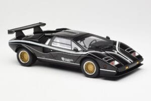 Lamborghini Countach LP 500R Svart Kyosho 1:18 08320C Metall — bild 6 av 8