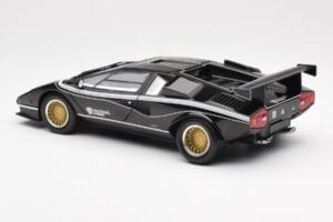 Lamborghini Countach LP 500R Svart Kyosho 1:18 08320C Metall — bild 7 av 8