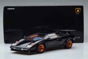 Lamborghini Countach LP500S Walter Wolf Mörkblå Kyosho 1:18 08320D Metall — bild 11 av 11