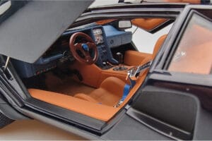 Lamborghini Countach LP500S Walter Wolf Mörkblå Kyosho 1:18 08320D Metall — bild 9 av 11