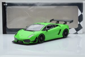 Lamborghini Gallardo LP600+ GT3 Grön Minichamps 1:18 151111101 Metall — bild 6 av 6