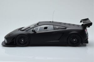 Lamborghini Gallardo LP600+ GT3 Matt Svart Minichamps 1:18 151111100 Metall — bild 3 av 6