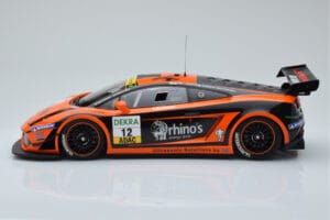Lamborghini Gallardo LP600+ GT3 Rhinos Leipert Motorsport #12 A. Petrishin / D. Leiper ADAC GT Masters 2011 Minichamps 1:18 1 — bild 3 av 6