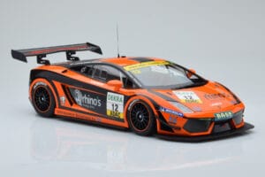 Lamborghini Gallardo LP600+ GT3 Rhinos Leipert Motorsport #12 A. Petrishin / D. Leiper ADAC GT Masters 2011 Minichamps 1:18 1 — bild 4 av 6