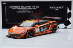 Lamborghini Gallardo LP600+ GT3 Rhinos Leipert Motorsport #12 A. Petrishin / D. Leiper ADAC GT Masters 2011 Minichamps 1:18 1 — bild 6 av 6