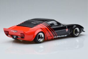 Lamborghini Miura LB Works Liberty Walk Advan GT Spirit 1:18 KJ033 Resin — bild 2 av 6
