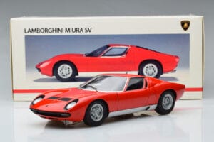 Lamborghini Miura SV Röd AUTOart 1:18 74543 Metall — bild 8 av 8
