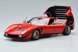 Lamborghini Miura SVR Röd Kyosho 1:18 08319RBK Metall — bild 2 av 9