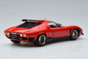 Lamborghini Miura SVR Röd Kyosho 1:18 08319RBK Metall — bild 3 av 9