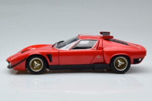 Lamborghini Miura SVR Röd Kyosho 1:18 08319RBK Metall — bild 5 av 9