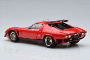 Lamborghini Miura SVR Röd Kyosho 1:18 08319RBK Metall — bild 7 av 9