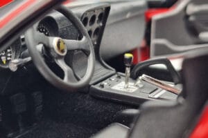 Lamborghini Miura SVR Röd Kyosho 1:18 08319RBK Metall — bild 8 av 9