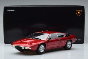 Lamborghini Urraco P250 Röd Kyosho 1:18 08446R Metall — bild 10 av 10