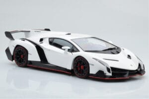 Lamborghini Veneno Vit AUTOart 1:18 74507 Metall — bild 6 av 8