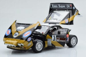 Lancia 037 ESSO #3 F. Tabaton Rally Targa Florio 1985 Kyosho 1:18 08306H Metall — bild 2 av 8