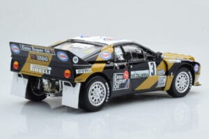 Lancia 037 ESSO #3 F. Tabaton Rally Targa Florio 1985 Kyosho 1:18 08306H Metall — bild 4 av 8
