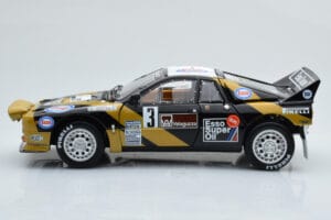 Lancia 037 ESSO #3 F. Tabaton Rally Targa Florio 1985 Kyosho 1:18 08306H Metall — bild 5 av 8