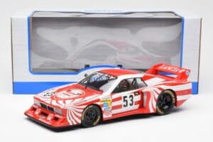 Lancia Beta Montecarlo Gr.5 #53 R. Patrese / E. Cheever 6 Hours of Silverstone 1980 MCG 1:18 MCG18814R Metall — bild 6 av 6