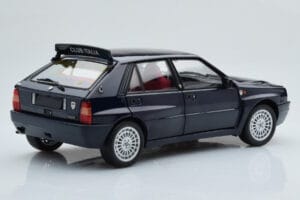 Lancia Delta HF Integrale Club Italia Blå Kyosho 1:18 08343SC Metall — bild 4 av 8