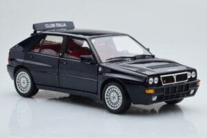 Lancia Delta HF Integrale Club Italia Blå Kyosho 1:18 08343SC Metall — bild 6 av 8