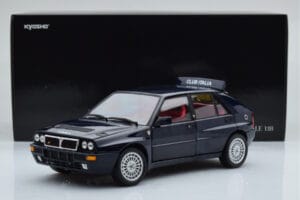 Lancia Delta HF Integrale Club Italia Blå Kyosho 1:18 08343SC Metall — bild 8 av 8