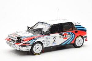 Lancia Delta Integrale 16V #2 M. Biasion / T. Siviero Rally Safari 1990 IXO 1:18