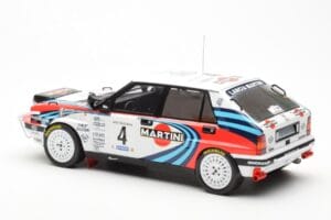 Lancia Delta Integrale 16V #4 A. Fiorio Rally Safari 1990 IXO 1:18 18RMC139B Metall — bild 5 av 6