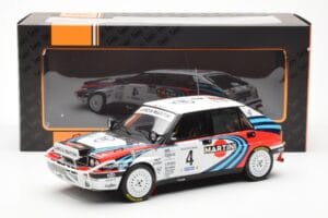 Lancia Delta Integrale 16V #4 A. Fiorio Rally Safari 1990 IXO 1:18 18RMC139B Metall — bild 6 av 6