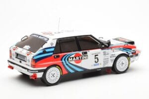 Lancia Delta Integrale 16V #5 J. Kankkunen / J. Piironen Rally Safari 1990 IXO 1:18 18RMC139C Metall — bild 2 av 6