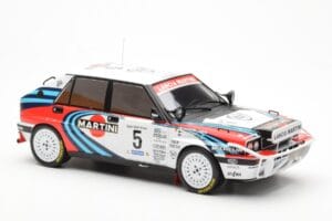 Lancia Delta Integrale 16V #5 J. Kankkunen / J. Piironen Rally Safari 1990 IXO 1:18 18RMC139C Metall — bild 4 av 6