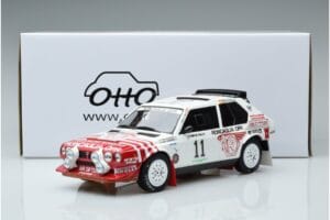 Lancia Delta S4 Group B #3 M. Alen / I. Kivimäki Olympus Rally 1986 Otto 1:18 OT976 Metall — bild 6 av 6
