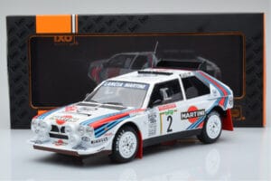 Lancia Delta S4 #2 M. Alen / I. Kivimaki Rally San Remo 1986 IXO 1:18 18RMC130A Metall — bild 6 av 6