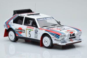 Lancia Delta S4 #5 M. Biasion / T. Siviero Rally San Remo 1986 IXO 1:18 18RMC130B Metall — bild 4 av 6