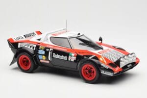 Lancia Stratos HF #1 Hunsruck Rally 1978 Kyosho 1:18 08130D Metall — bild 6 av 8