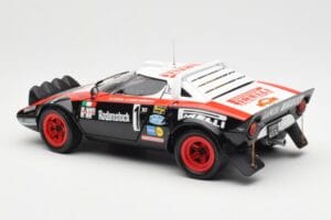 Lancia Stratos HF #1 Hunsruck Rally 1978 Kyosho 1:18 08130D Metall — bild 7 av 8
