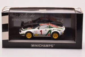 Lancia Stratos #1 S. Munari / S. Maiga Rally Monte Carlo 1977 Minichamps 1:43 430771201 Metall — bild 4 av 4