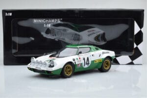 Lancia Stratos Alitalia #14 S. Munari / M. Mannucci Winners Rally Monte Carlo 1975 Minichamps 1:18 155751714 Metall — bild 6 av 6