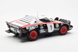 Lancia Stratos HF #1 Lancia Pirelli W. Rohrl / C. Geistdorfer Winners Dynabit Saarland Rallye 1978 Minichamps 1:18 155781701  — bild 2 av 6