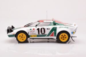 Lancia Stratos HF #10 S. Munari / S. Maiga Rally Monte Carlo 1976 IXO 1:18 18RMC162A Metall — bild 3 av 6