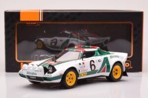 Lancia Stratos HF #6 B. Waldegård / H. Thorszelius Rally Monte Carlo 1976 IXO 1:18 18RMC162B Metall — bild 6 av 6