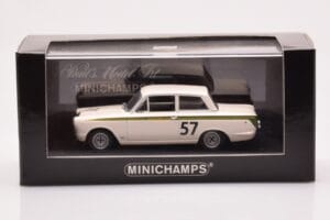 Lotus Cortina Mk1 #57 J. Clark Crystal Palace Winner 1964 Minichamps 1:43 400648257 Metall — bild 4 av 4