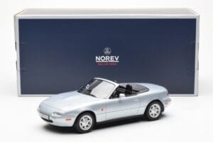 Mazda MX-5 NA Silver Norev 1:18 188023 Metall — bild 7 av 7